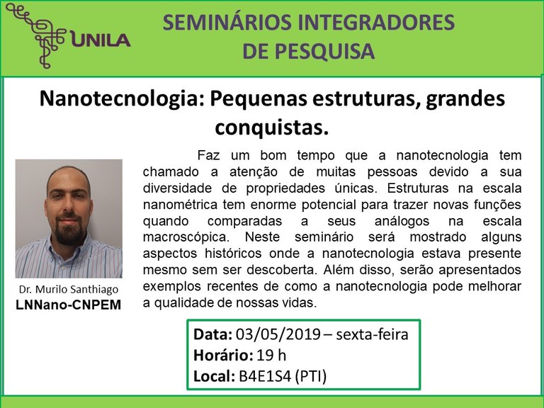 Palestra Nanotecnologia