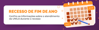 Confira os horários e as formas de atendimento das unidades administrativas e acadêmicas da UNILA durante o recesso de fim de ano.
