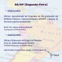 Programa de Pós-Graduação em Políticas Públicas e Desenvolvimento promove oficinas direcionadas a interessados no processo seletivo 2025. Atividades serão nesta segunda-feira (30) e no dia 4 de outubro, de forma remota.