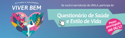 Termina nesta sexta-feira (6) o prazo para servidores preencherem o Questionário de Saúde e Estilo de Vida.