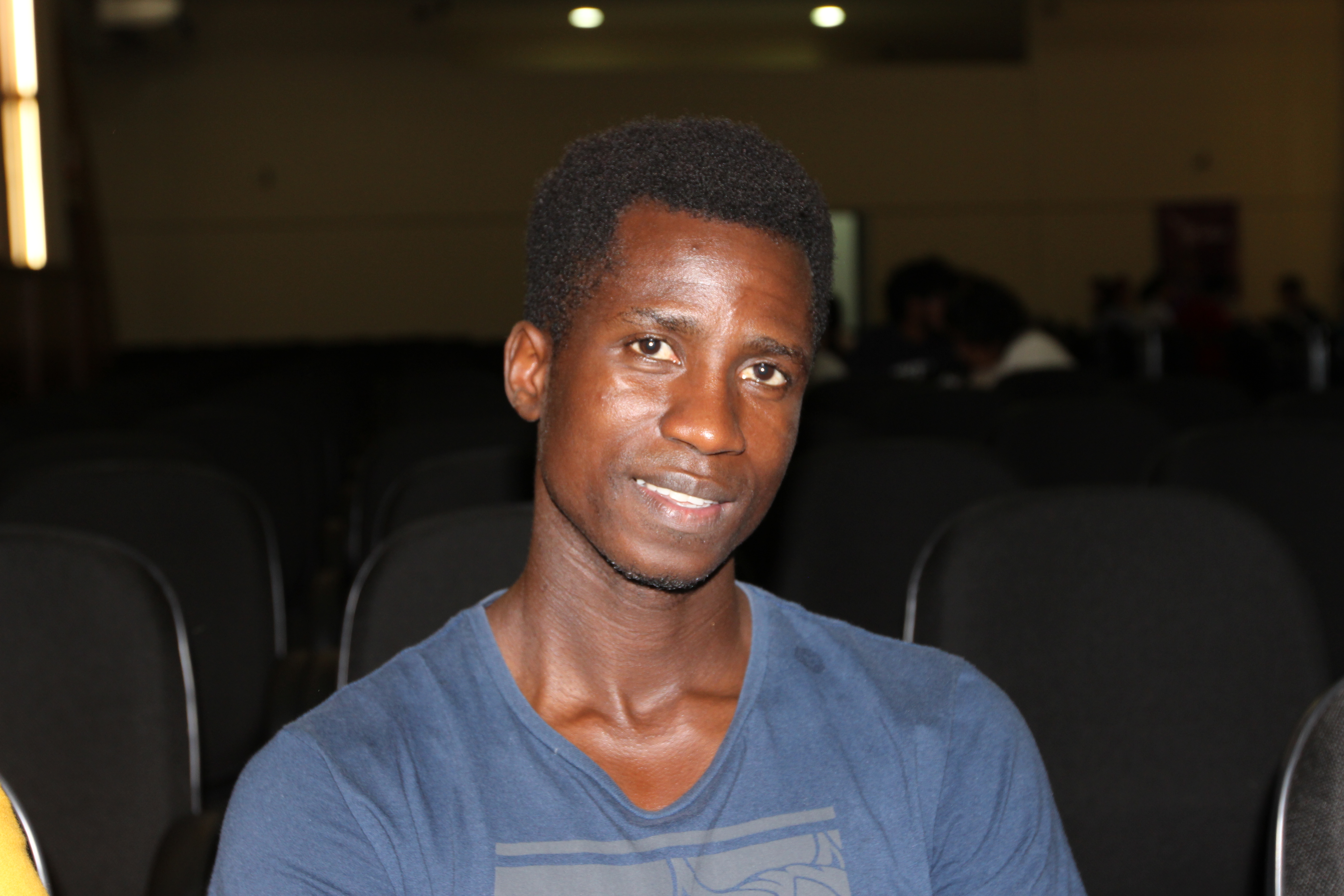 Wayne Karter, estudante de Guiné-Bissau
