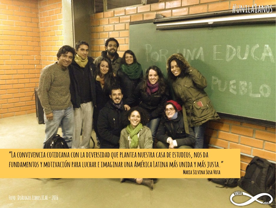 UNILA 8 anos depoimento de Maria Silvina Sosa Vota