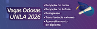 Estão sendo ofertadas 639 vagas, em 28 cursos de graduação, para ingresso no primeiro semestre letivo de 2026
