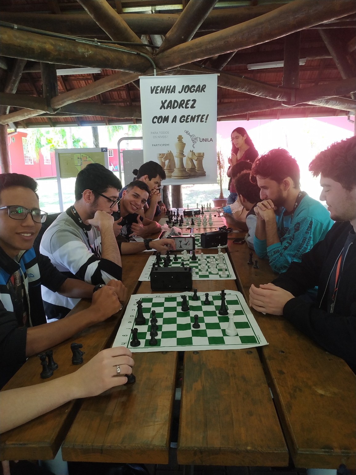 Aulas de xadrez, realizadas no ano passado