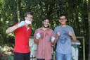 Estudantes da UNILA realizaram quarteamento do lixo no Parque Nacional Iguaçu