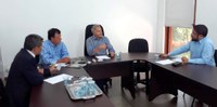 Reitor e vice-reitor visitaram o Conselho Municipal de Turismo de Foz do Iguaçu, na última semana
